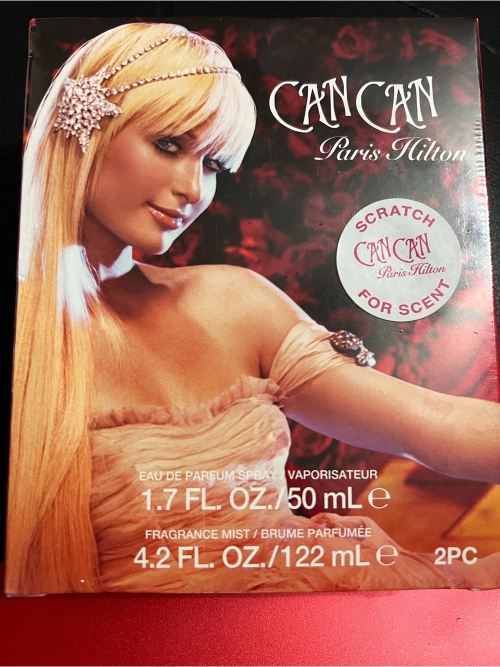 Paris Hilton Can Can Fragrance Set - Pink, Peach, Blonde Accents